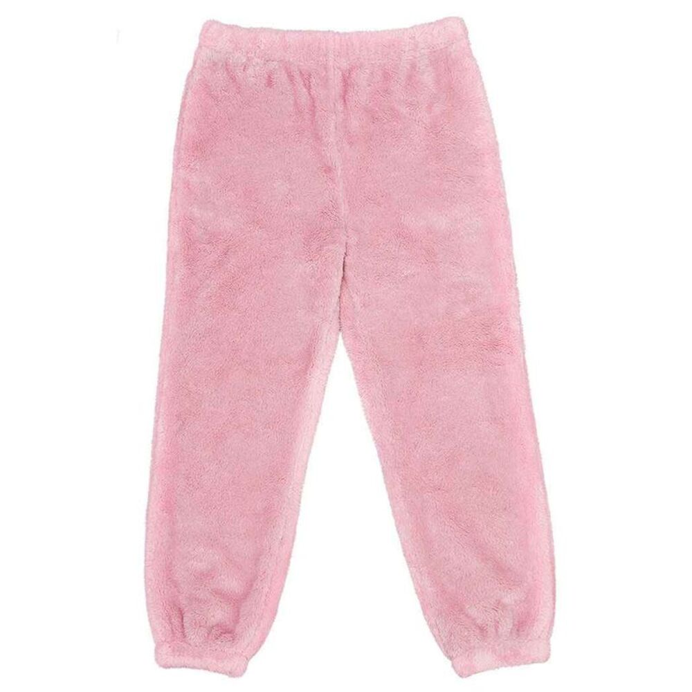 Brand Lab Unisex Adult Fluffy Fleece Sweatpants / Blush Pink